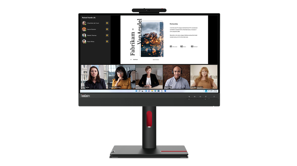 LENOVO TIO 22 G5 21.5" TOUCH FHD (16:9), SPK, DP, 3Y, NOT COMPATIBLE WITH I5/U5 MODELS LENOVO — view 2