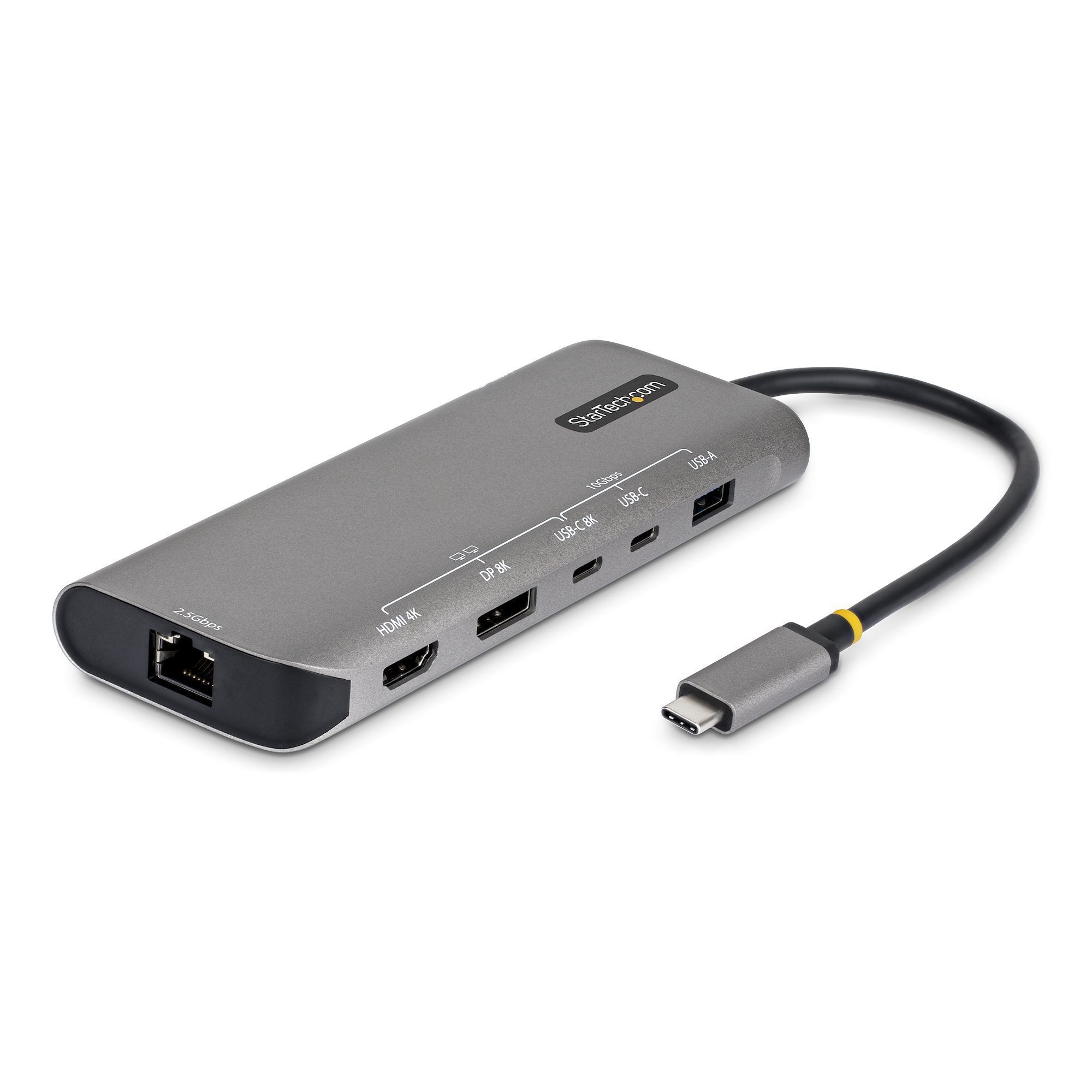 STARTECH.COM USB4 DUAL-DISPLAY MULTIPORT ADAPTER, 140W PD, 2.5GBE, 3 YR STARTECH — view 2