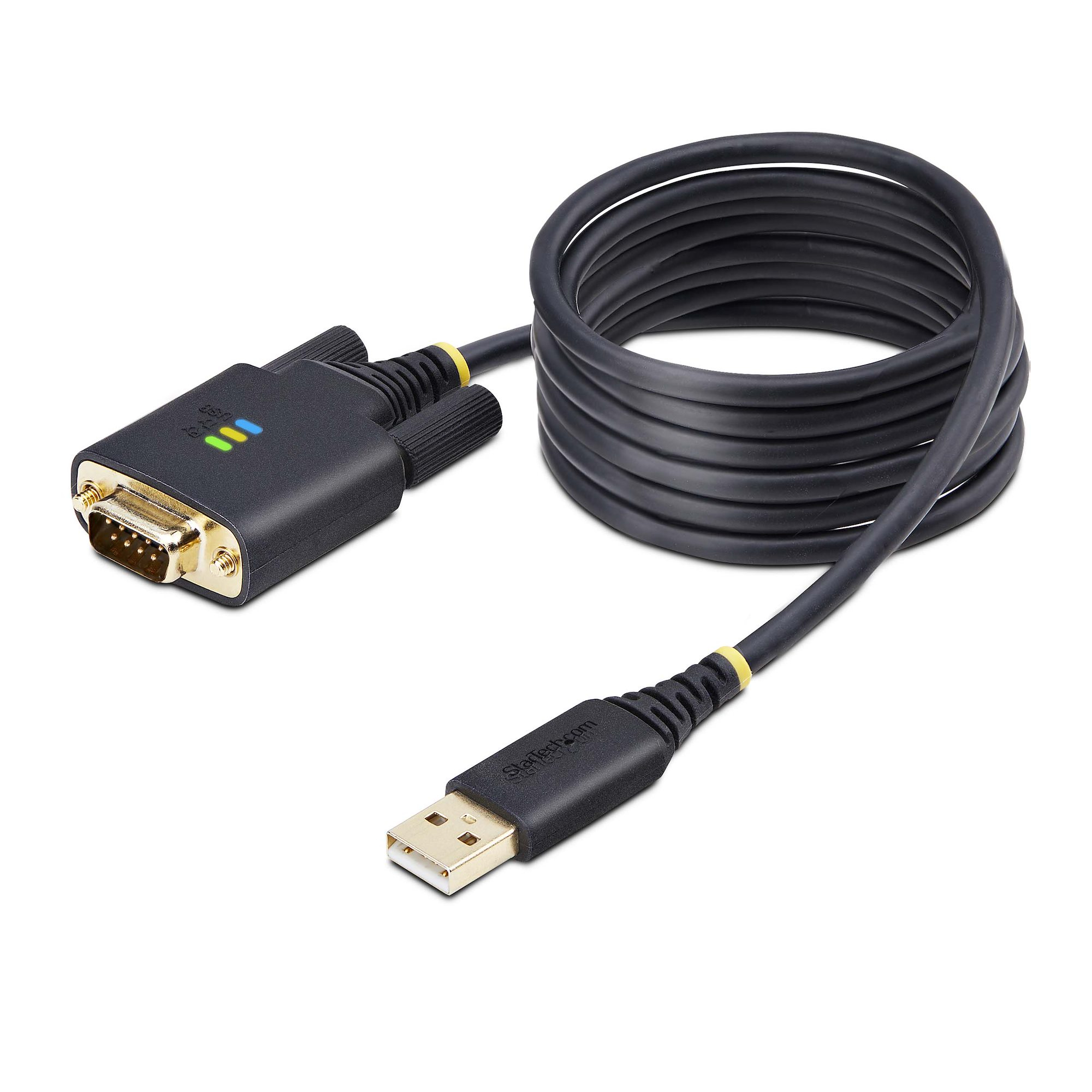 STARTECH.COM 2M USB TO SERIAL ADAPTER CABLE, COM RETENTION, RS232, 2 YR STARTECH — view 2