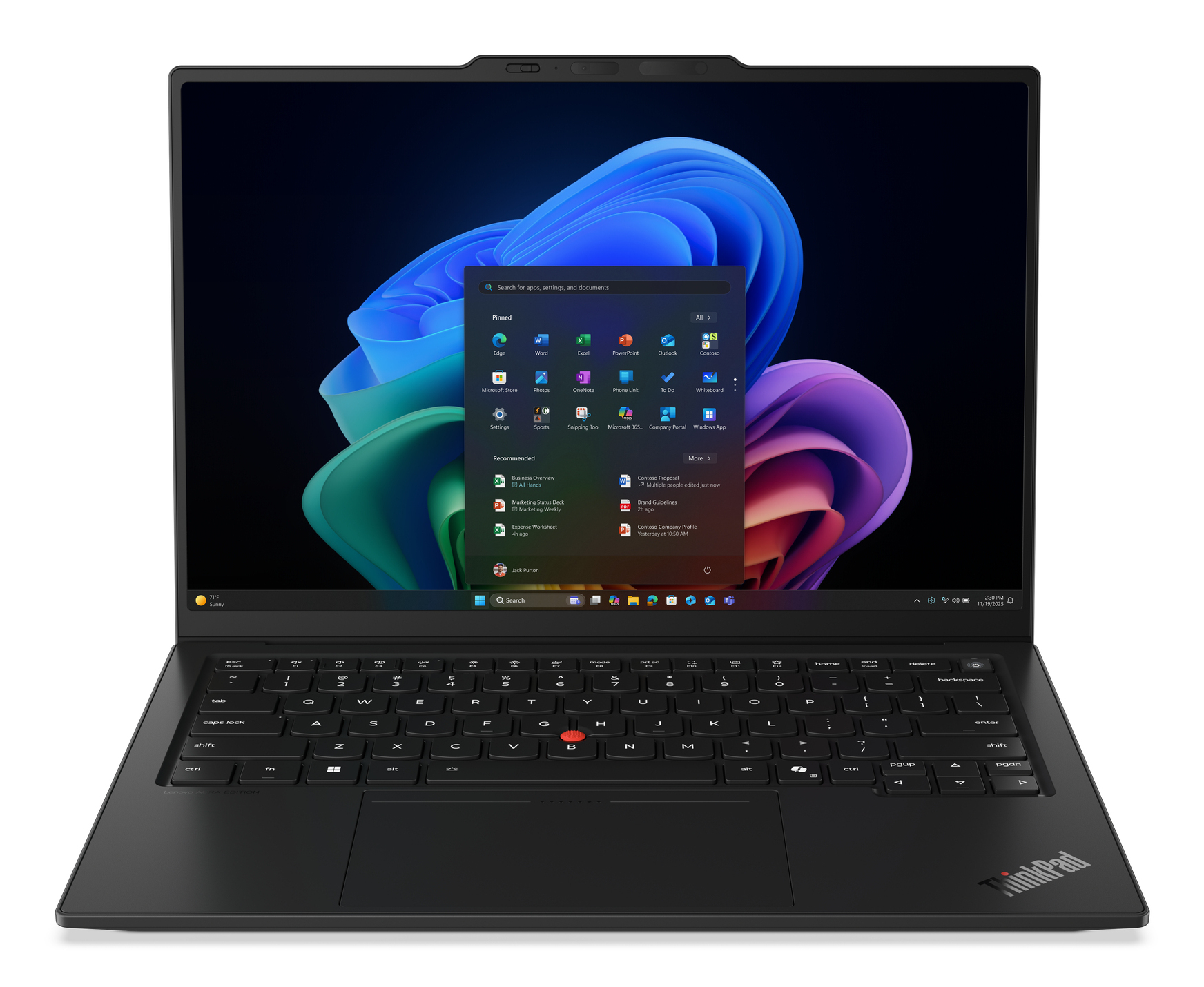 LENOVO THINKPAD X1 CARBON G14, 14" WUXGA TOUCH, U7-355, 32GB, 512GB, WI-FI 7, W11P, 3YP+CO LENOVO — view 2