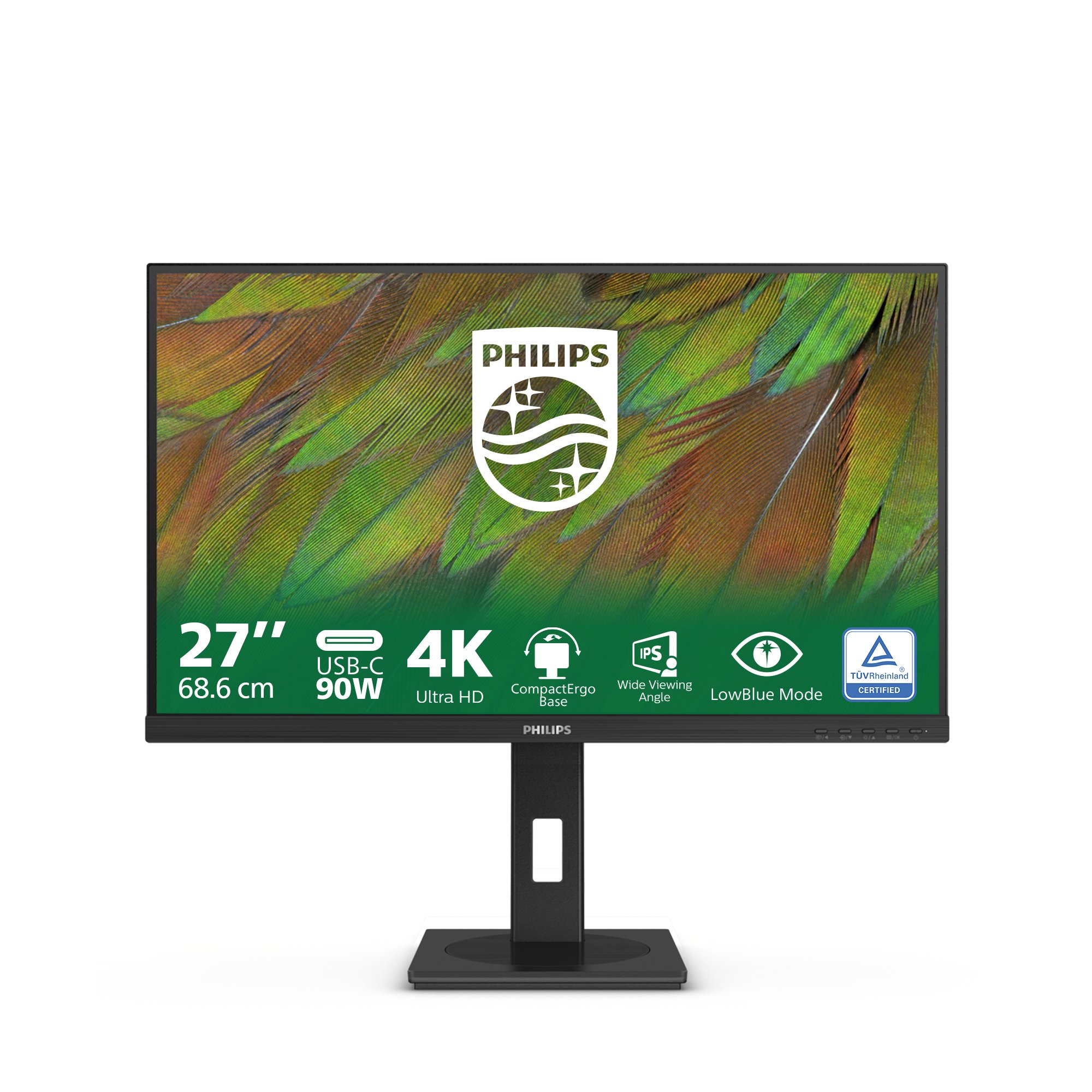 PHILIPS 27B1U3900/75 27" 16:9 4K UHD IPS LED 60HZ,4MS,USB-C DOCK,HDMI,DP,SPKR,H/ADJ,4YR PHILIPS — view 2