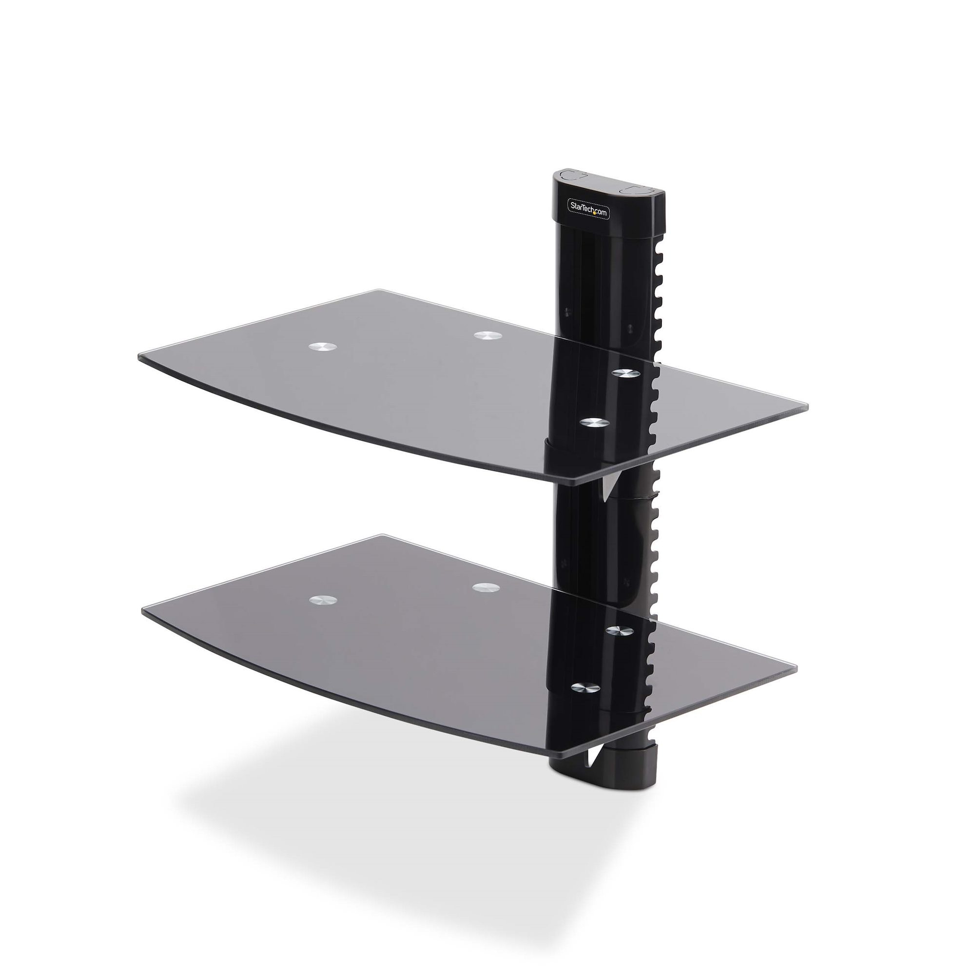 STARTECH.COM DUAL FLOATING WALL-MOUNTED AV SHELVES, ADJUSTABLE HEIGHT, 2 YR STARTECH — view 2