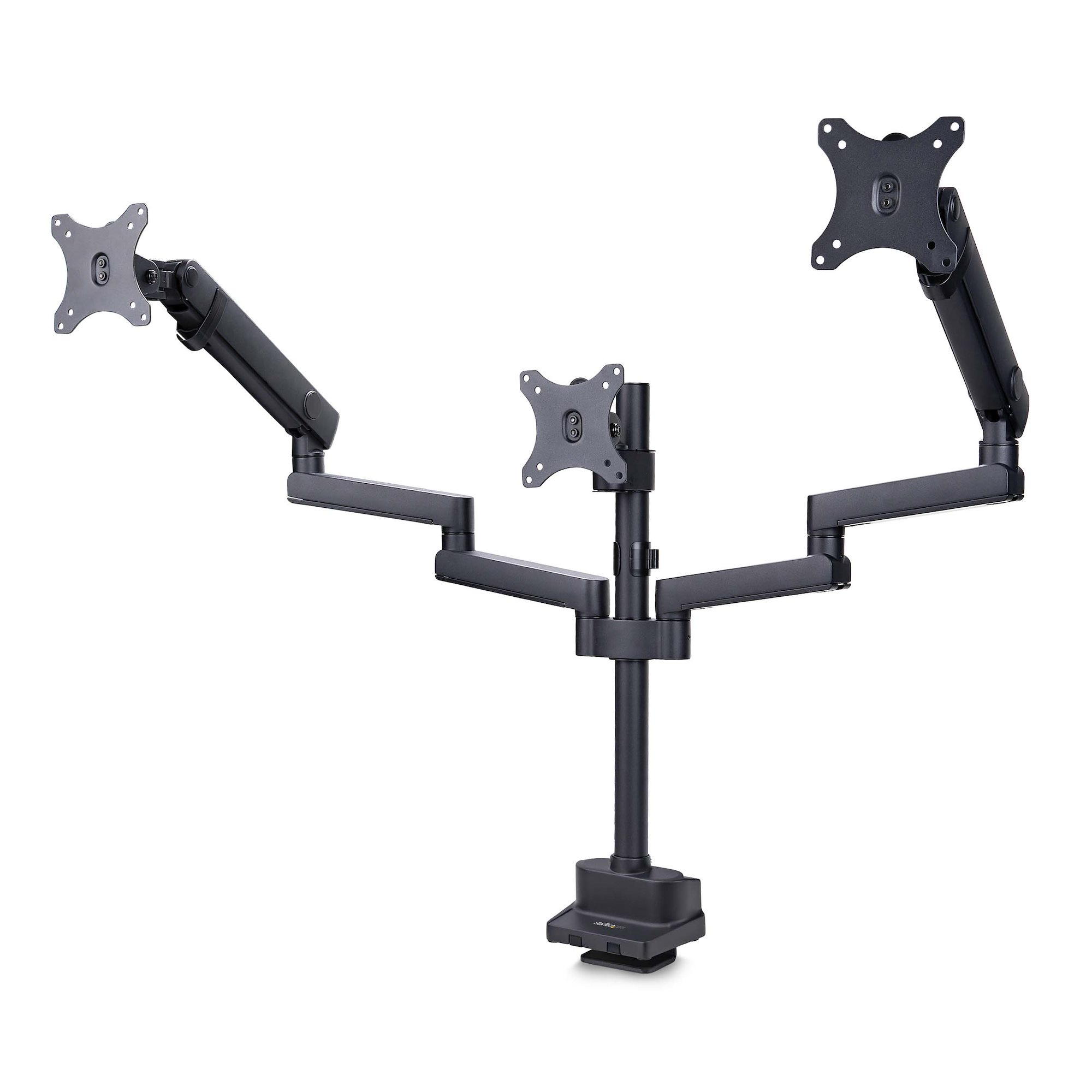 STARTECH.COM TRIPLE MONITOR DESK MOUNT, VESA 75X75/100X100, 27IN SCREENS, 5 YR STARTECH — view 2