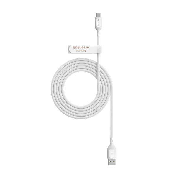 ZAGG Mophie Essential Cable A C Cable - White soft braided - 2m ZAGG — view 2