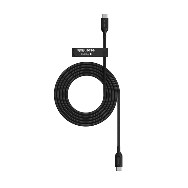 ZAGG Mophie Essential Cable 60W C C Cable - Black soft braided - 2m ZAGG — view 2