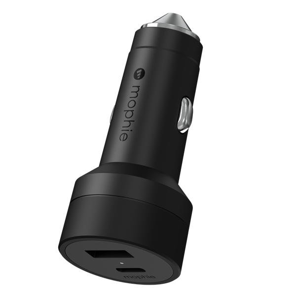 ZAGG Mophie ACC Car Charger USBC USBA 42W - Black ZAGG — view 2