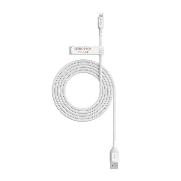 ZAGG Mophie Essential USB-A-Lightning Cable Braided 2M - White ZAGG — view 2