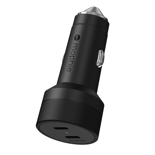 ZAGG Mophie ACC Car Charger Dual USBC 60W - Black ZAGG — view 1
