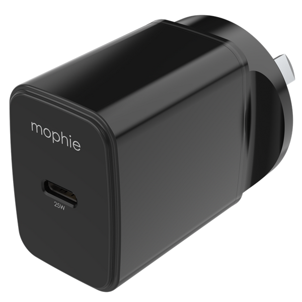 ZAGG Mophie Essentials ACC Power Adapter USB-C 25W PD ANZ - Black ZAGG — view 1