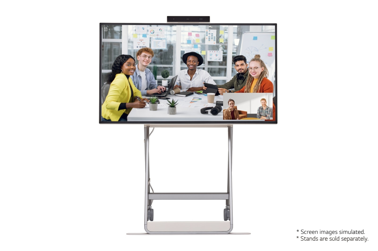LG ONE:QUICK FLEX (HT3WJ) 43" UHD, TOUCH, IN-BUILT CAMERA, WIN10 IOT OS, 24/7,P/L, 3YR LG — view 2