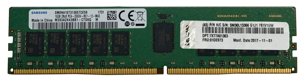 LENOVO THINKSYSTEM 16GB TRUDDR4 3200 MHZ (2RX8 1.2V) RDIMM LENOVO — view 2