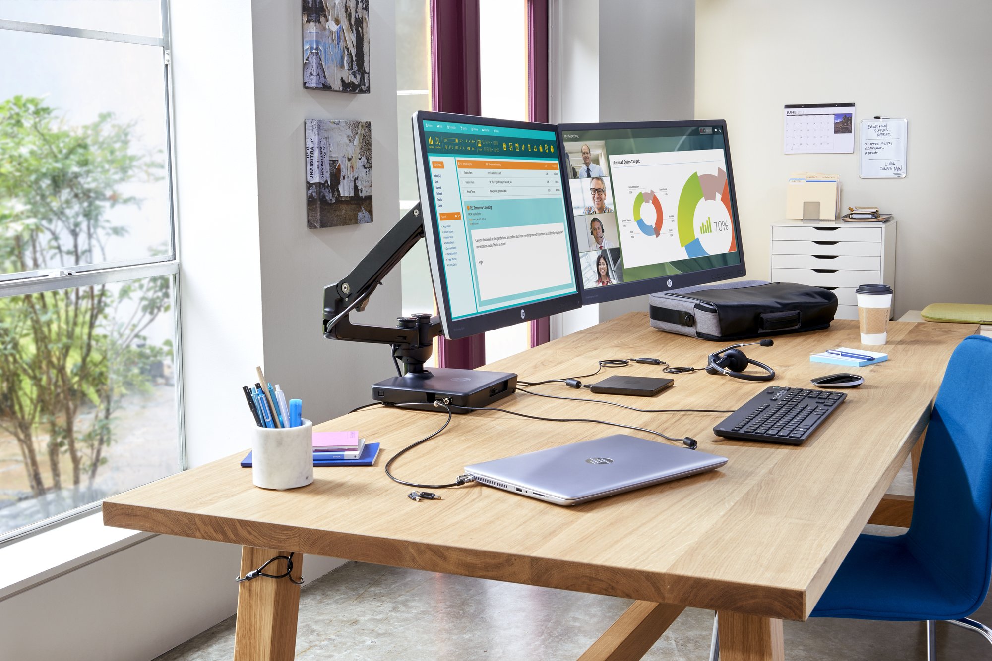 HP USB-C to USB-C 100W Cable (Z Display dock/charge) HP — view 2
