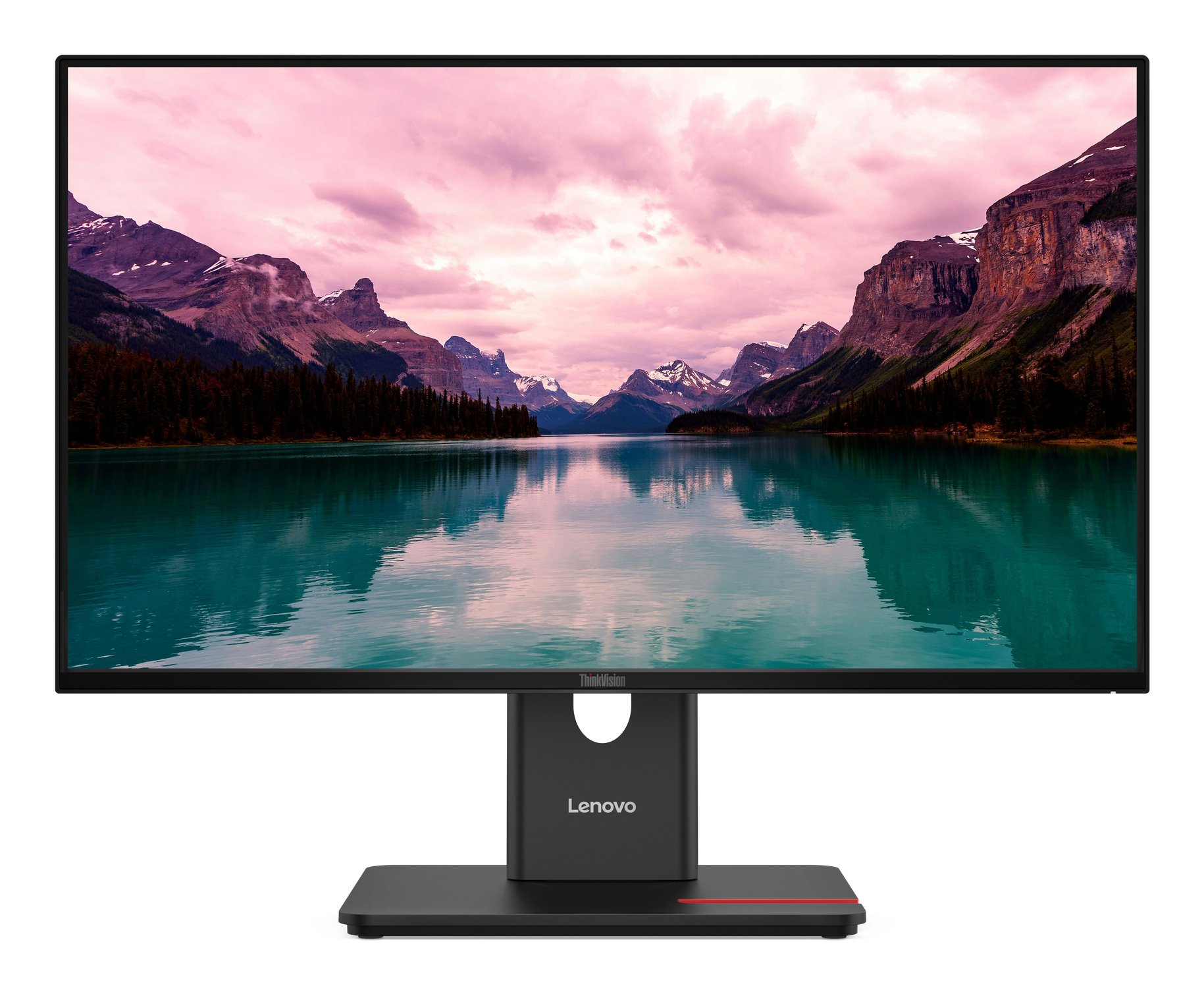 LENOVO T24-40, 23.8" IPS FHD (16:9), VGA+DP+HDMI, USB HUB, TILT/SWIV/H-ADJ, 3YR LENOVO — view 2