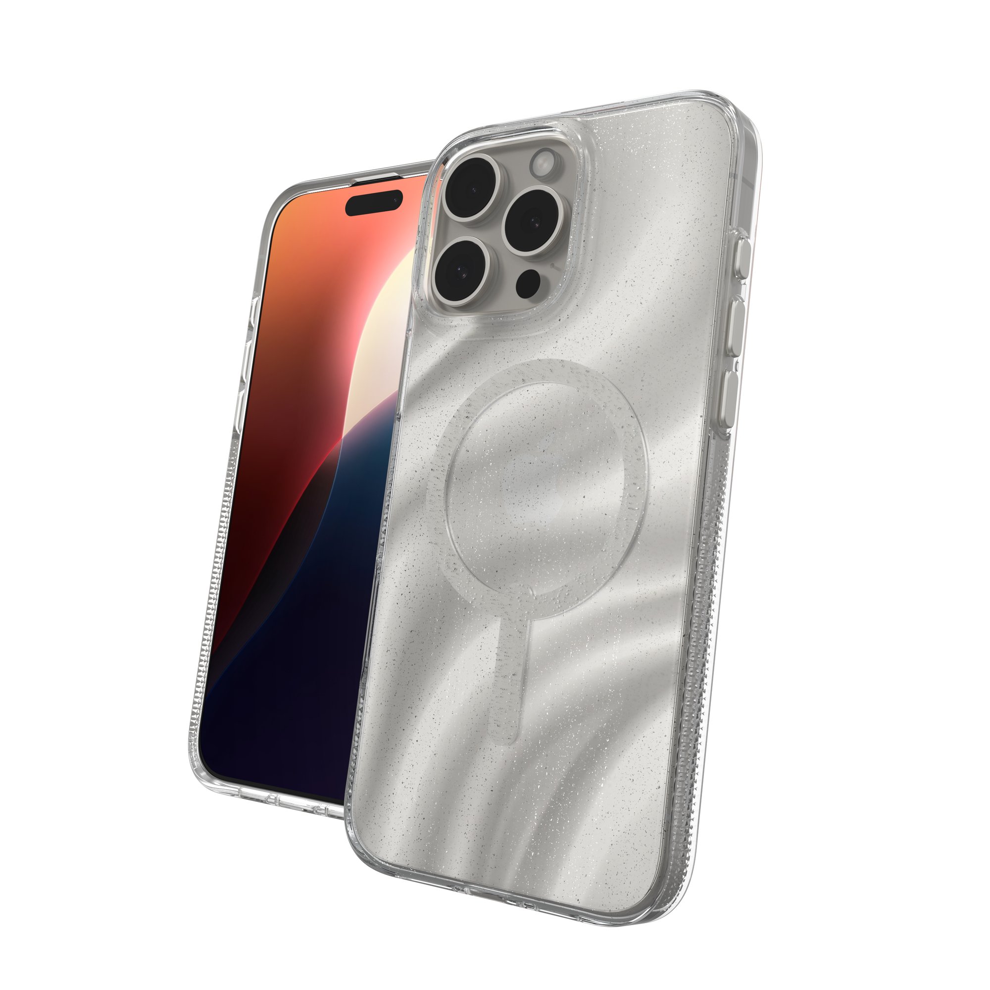 Zagg iPhone 16 Pro Max Milan Snap Case - Swirl Glitter ZAGG — view 2