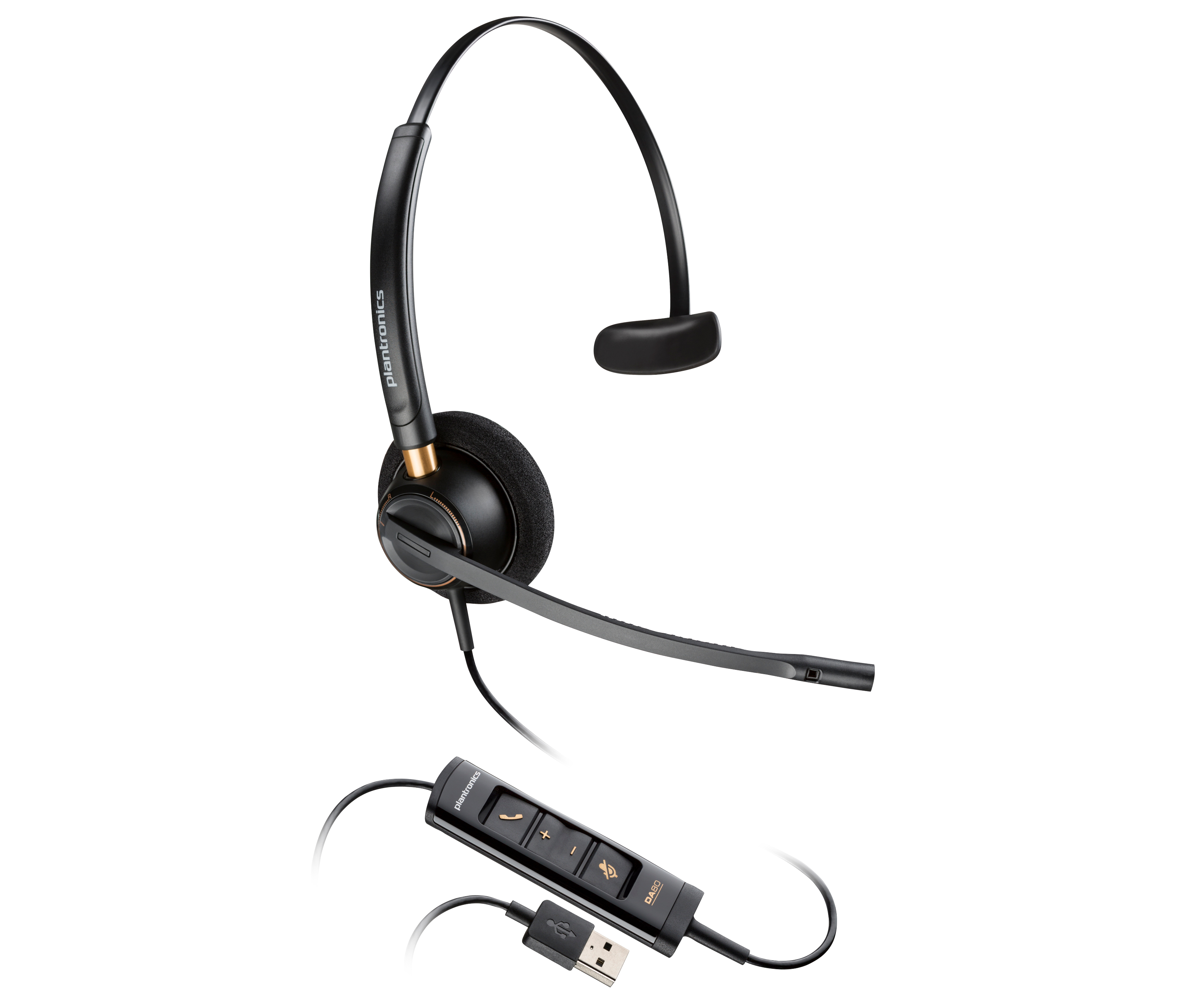 HP Poly EncorePro 515 Monoaural with USB-A Headset HP — view 2