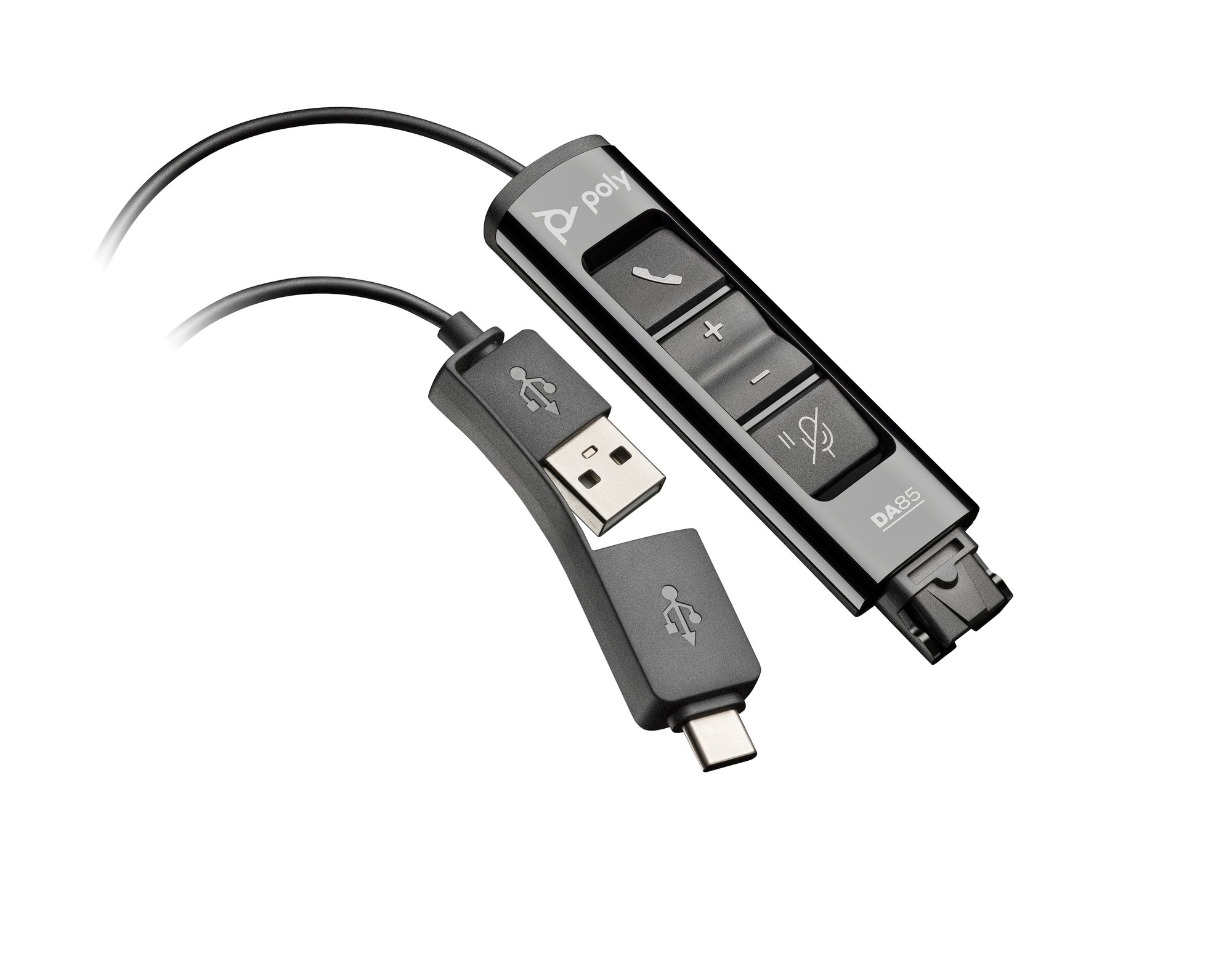 HP Poly DA85 USB to QD Adapter HP — view 2