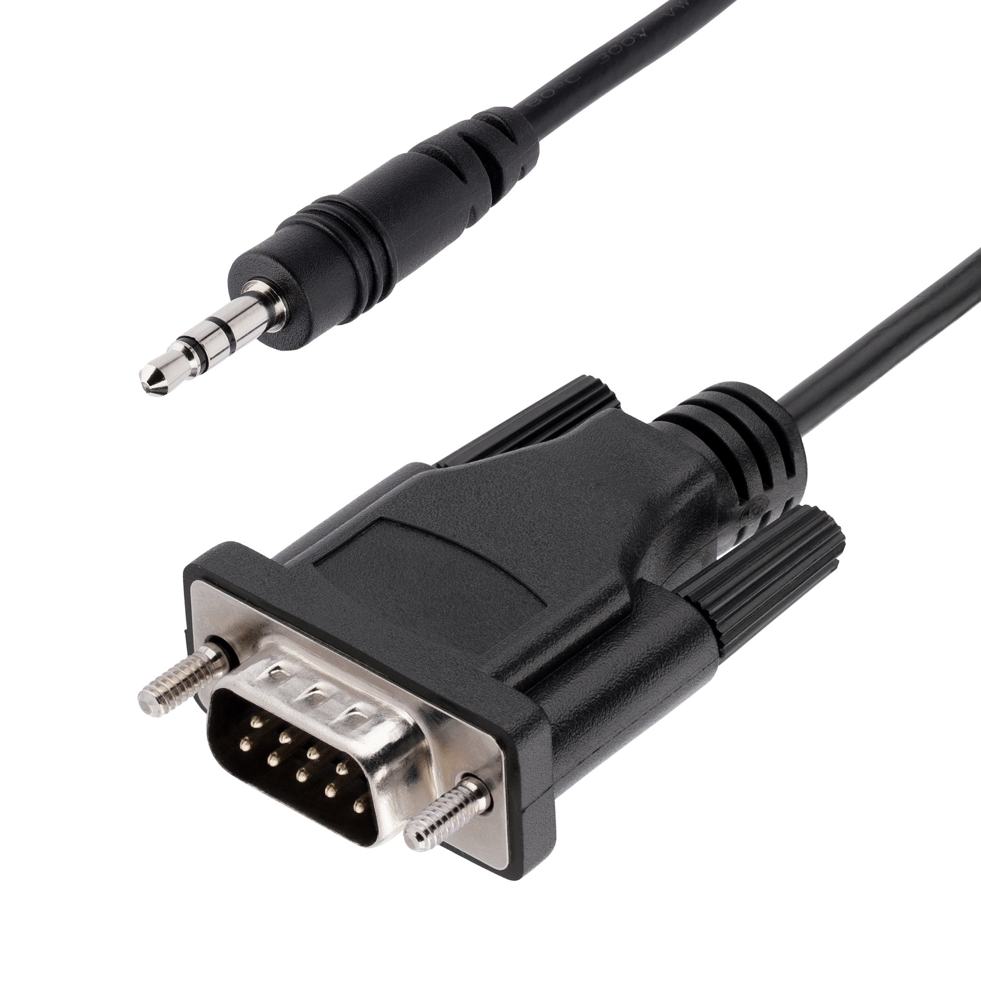 STARTECH.COM 3FT DB9 TO 3.5MM SERIAL CABLE, RS232 DB9 MALE TO AUDIO JACK LTW STARTECH — view 2