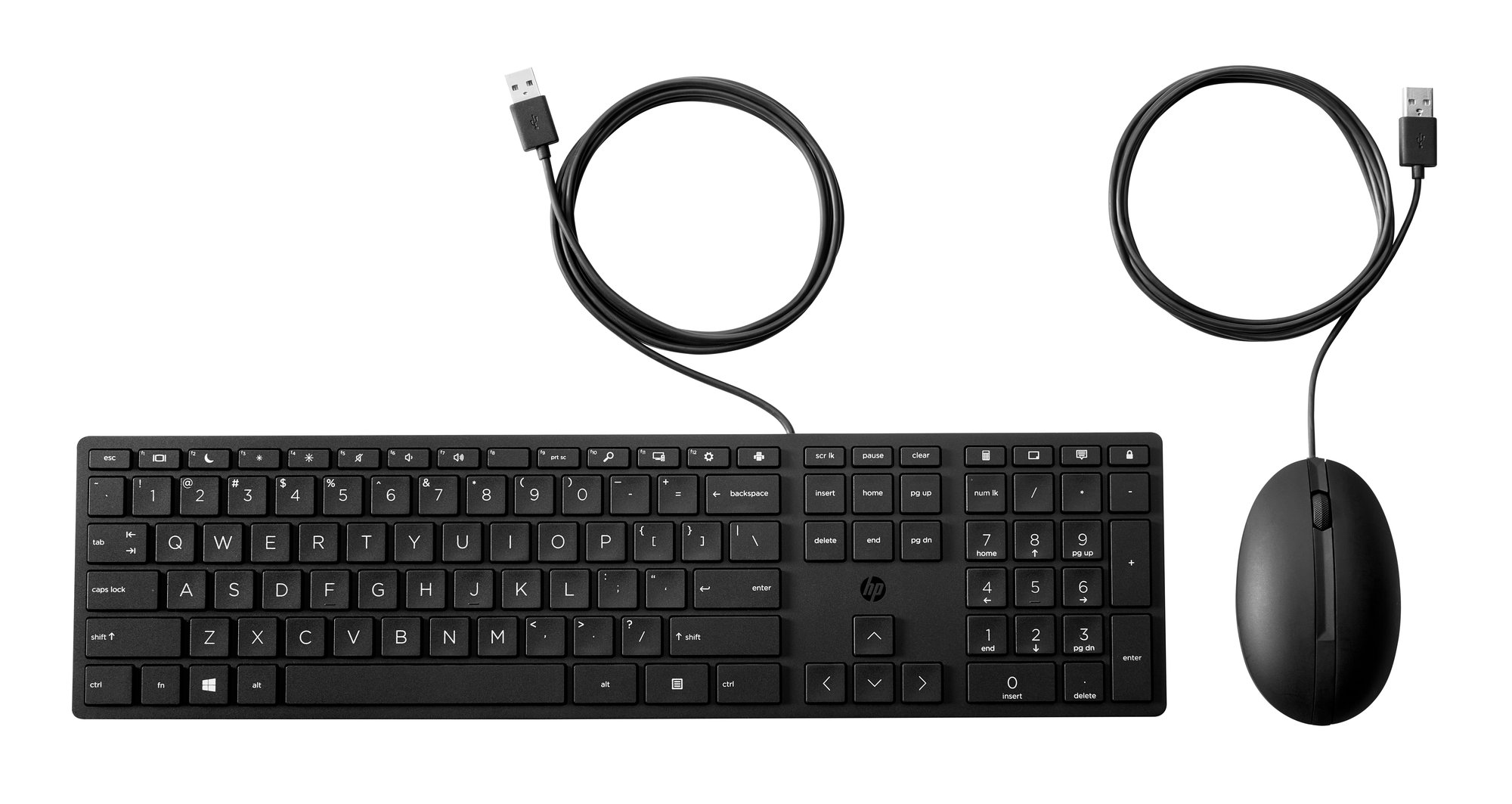 HP Wired Desktop 320MK Mouse and Keyboard HP — view 2