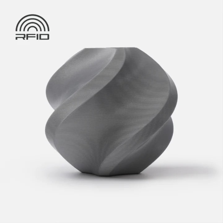 Bambu Lab PLA Basic-Silver (With Spool) BAMBU — view 2