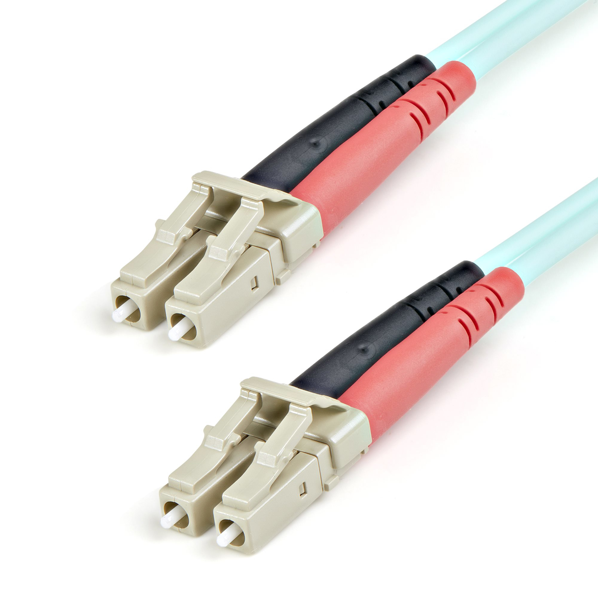 STARTECH.COM 1M LC/UPC TO LC/UPC OM3 MULTIMODE FIBER OPTIC CABLE, LTW STARTECH — view 2