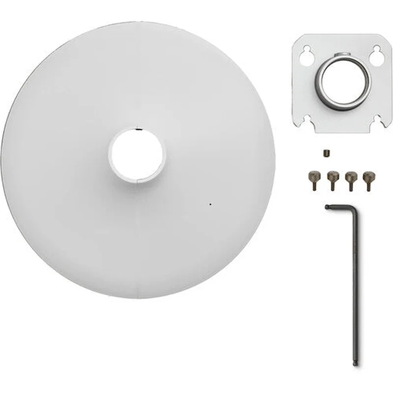 SHURE (A901W-R-PM-1.5IN) 1.5" POLE MOUNT KIT, MXA901 ROUND, WHT SHURE — view 2