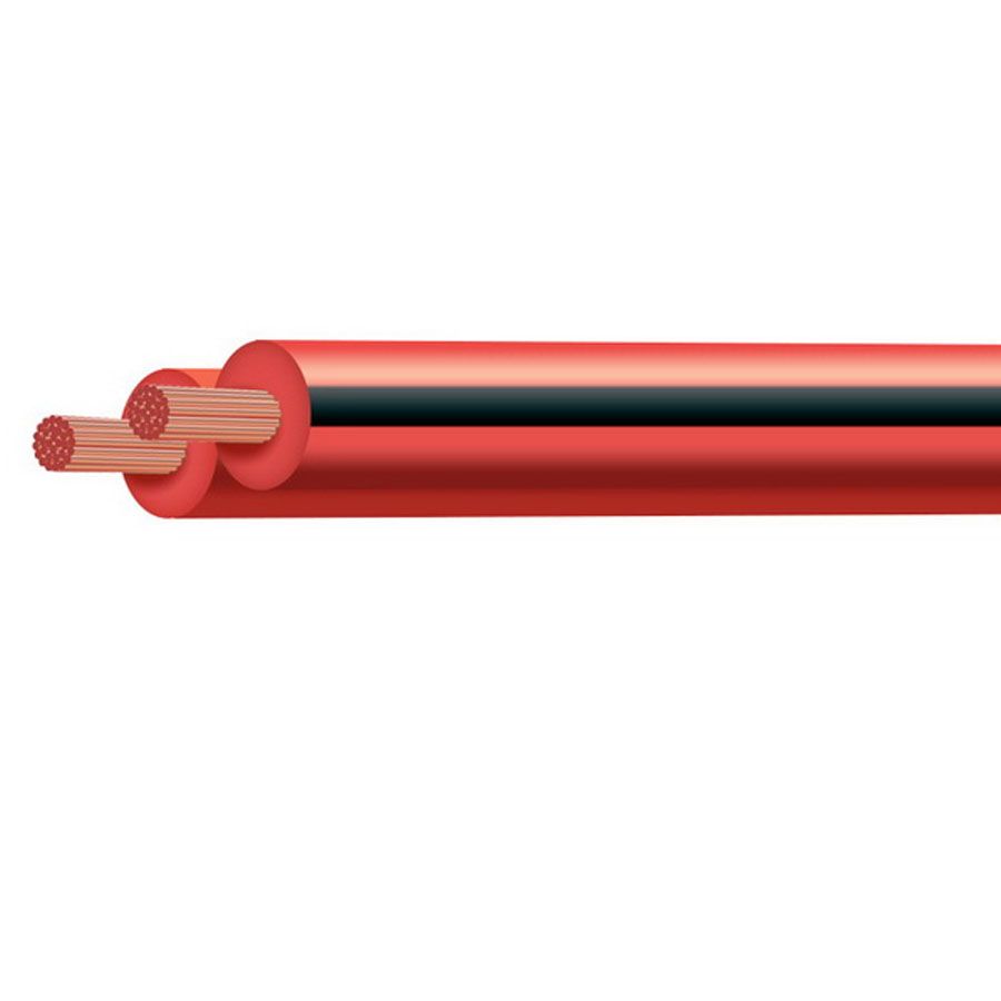 TYCAB FIG8 1.13MM RED/BLACK AUTOMOTIVE TWIN 100M TYCAB — view 2