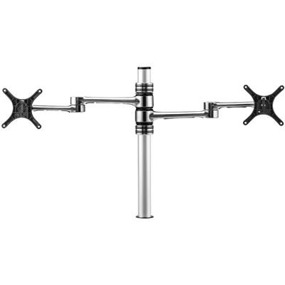 ATDEC DUAL MONITOR DESK MOUNT, UP TO 27" & 8KG, VESA 75x75, 100x100, POLISHED,10YR WTY ATDEC — view 2