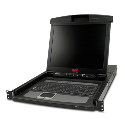 APC (AP5808) 17" RACK LCD CONSOLE W INTEGRATED 8 PORT ANALOG KVM SWITCH APC — view 2