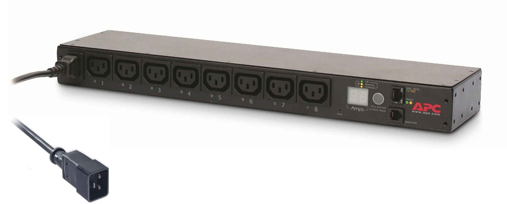 APC SWITCHED 1U RACK PDU, 16A, 208/230V, (8) C13, 2YR APC — view 2