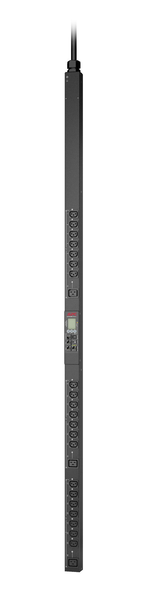 APC RACK PDU 9000 SWITCHED, ZEROU, 11.0KW, 400V 3PH, 16A, 230V (21) C13 & (3) C19 APC — view 2