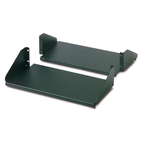 APC (AR8422) FIXED SHELF - 2 POST RACK - 250LBS/114KG(CAPACITY) - BLACK APC — view 2