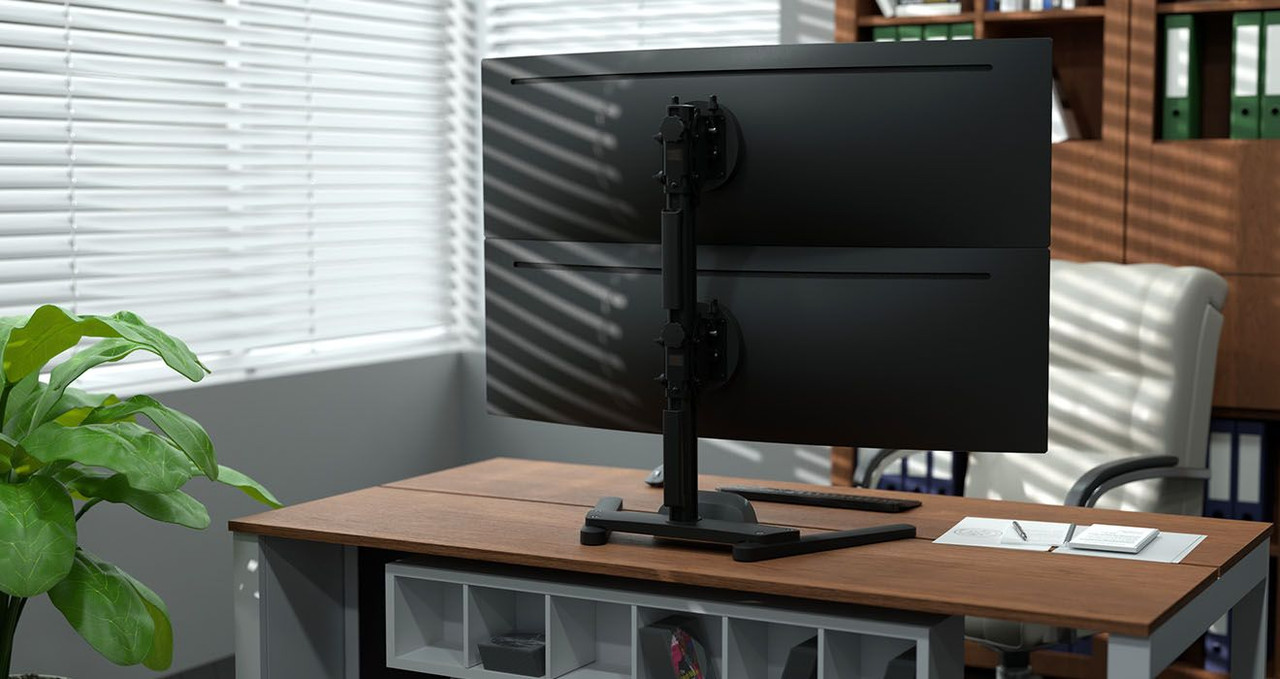 ATDEC FREESTANDING HD DUAL VERT BLACK ATDEC — view 2