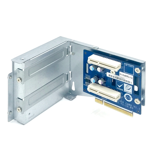 QNAP Riser Card Module; 1 x PCIe 3 x8 to 2 x PCIe 3 x4; x73AU short depth 2U chassis QNAP — view 2