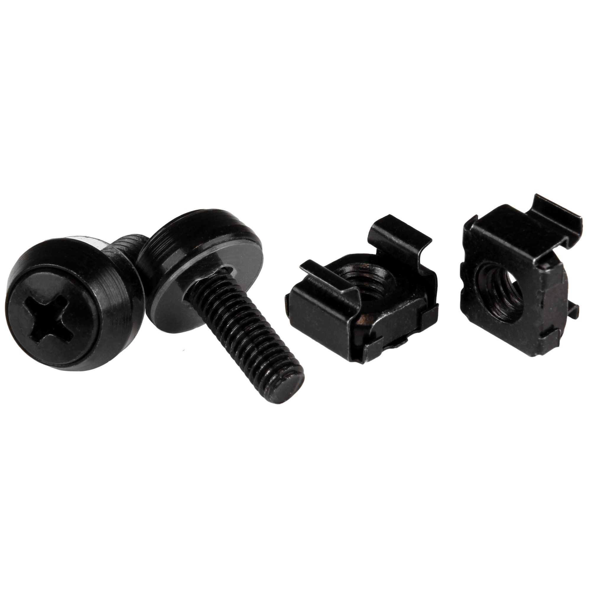 STARTECH.COM 10-32 SERVER RACK SCREWS AND NUTS - 50 PACK - BLACK, 2 YR STARTECH — view 2
