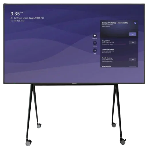 DEAL: COMMBOX 65" MEETING ROOM SCREEN WITH A KARTER ELEGANCE MOBILE STAND COMMBOX — view 2