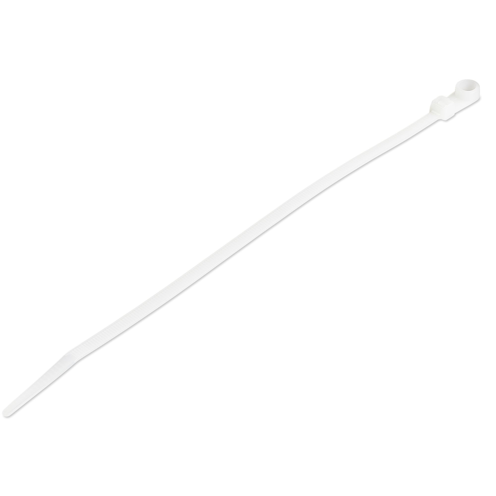 STARTECH.COM 100 PACK OF 21.9CM PLASTIC ZIP TIES WITH SCREW HOLE, 2 YR STARTECH — view 2