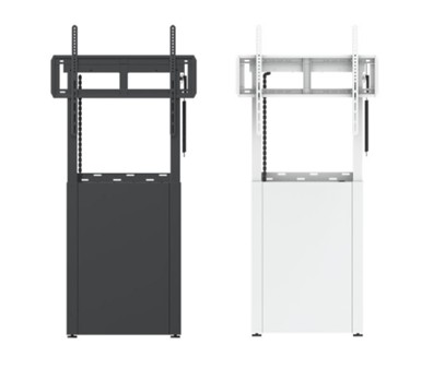 COMMBOX URBAN WALL MOUNT W/ MOTORISED HEIGHT ADJUSTMENTS, WHITE COMMBOX — view 2