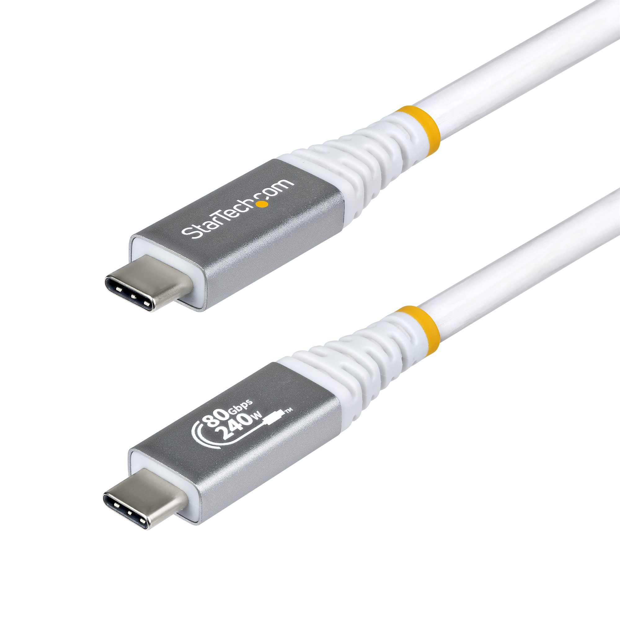 STARTECH.COM 1.5M (5FT) USB4 CABLE, USB-IF CERTIFIED, 80GBPS, WHITE, LTW STARTECH — view 2