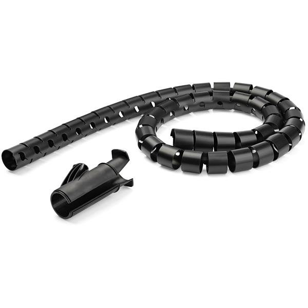 STARTECH.COM 1.5M/4.9' CABLE MANAGEMENT SLEEVE - SPIRAL - 25MM/1" DIAMETER 2 YR STARTECH — view 2