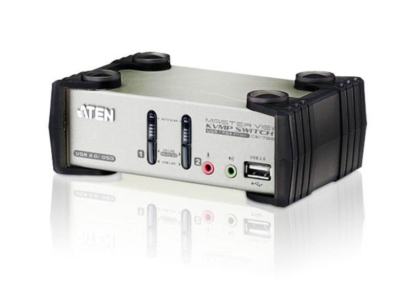 ATEN 2 PORT USB 2.0 VGA KVMP SWITCH WITH OSD AND AUDIO ATEN — view 2