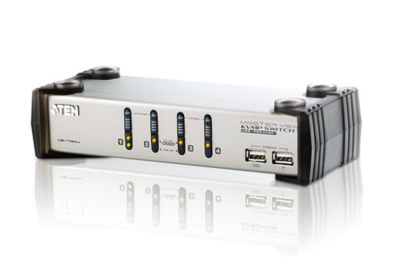 ATEN 4 PORT USB KVMP VGA SWITCH WITH AUDIO ATEN — view 2