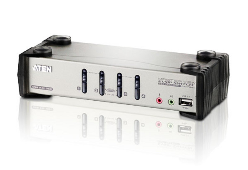 ATEN 4 PORT USB 2.0 VGA KVMP SWITCH ATEN — view 2