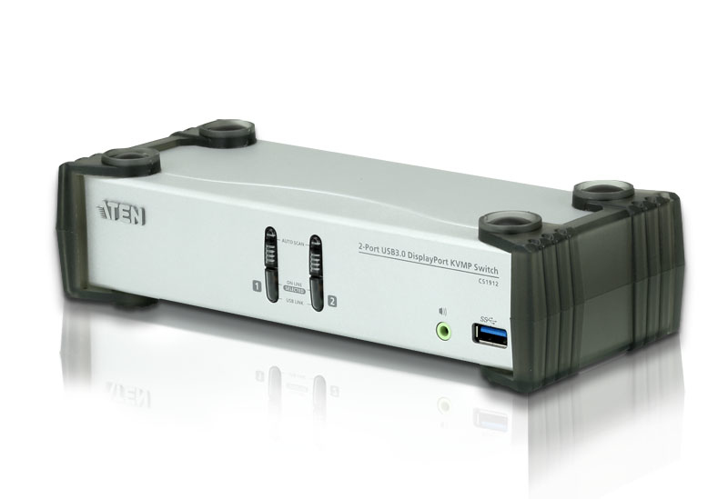ATEN 2 PORT USB 3.0 4K DISPLAYPORT KVMP SWITCH ATEN — view 2