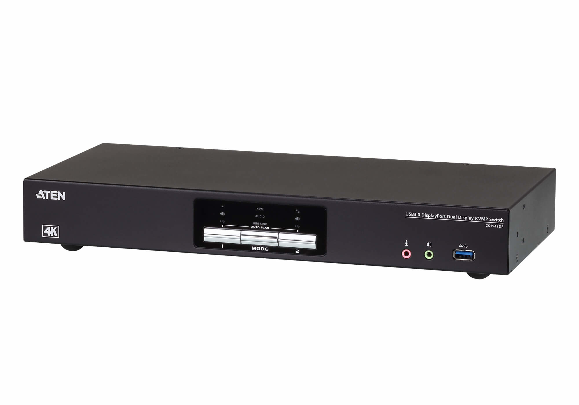 ATEN 2 PORT USB 3.0 4K DUAL DISPLAYPORT KVMP SWITCH ATEN — view 2