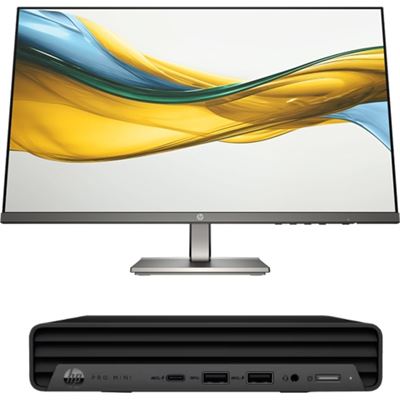 HP PRO MINI 400 G9 i5-14500T 16GB 512GB SSD WIFI WIN 11 PRO + HP 527DA 27" MONITOR HP — view 2