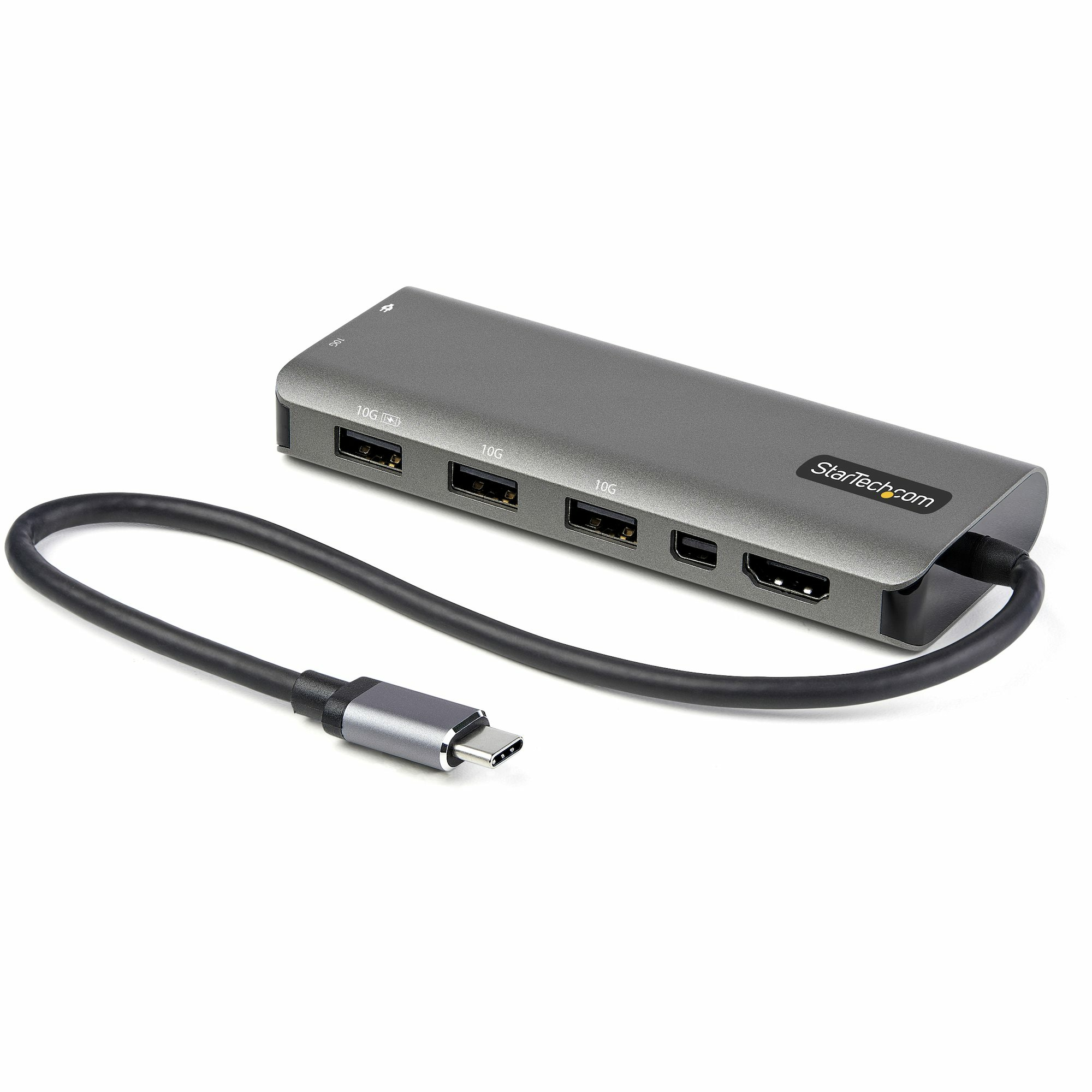 STARTECH.COM USB C MULTIPORT ADAPTER, USB-C TO HDMI OR MDP 4K 60HZ/PD/4XUSB 3 YR STARTECH — view 2