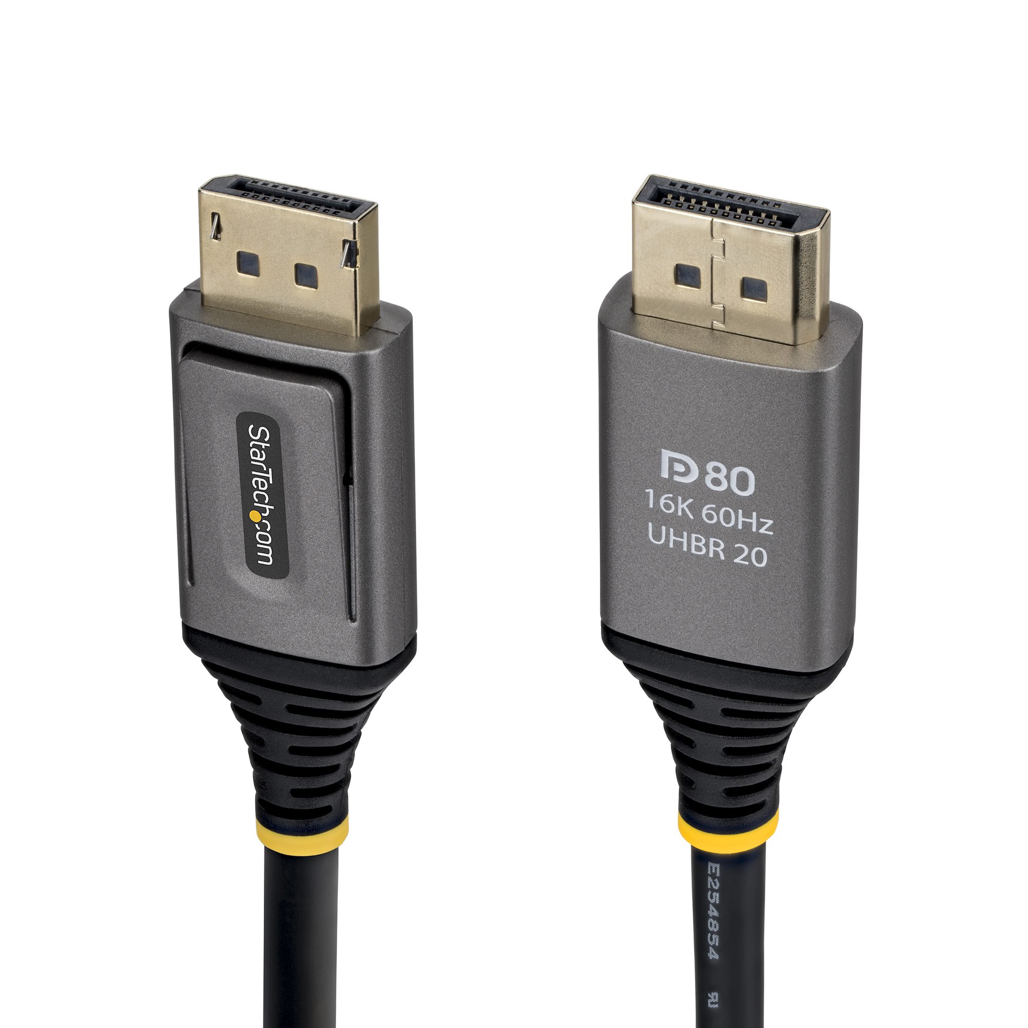 STARTECH.COM 2M DISPLAYPORT 2.1 CABLE, VESA-CERTIFIED, DP80 DP 2.1 CABLE, LTW STARTECH — view 2