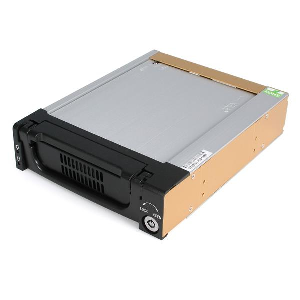 STARTECH.COM 5.25IN RUGGED SATA HARD DRIVE MOBILE RACK DRAWER - ALUMINUM 2 YR STARTECH — view 2
