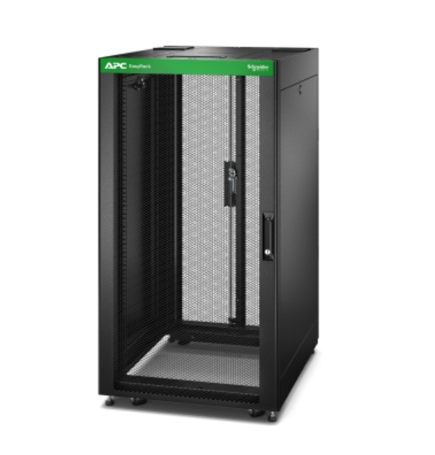 APC EASY RACK 600MM/24U/800MM , WITH ROOF, SIDE PANEL,CASTORS,FEET AND 4 BRACKETS, NO BOTTOM, APC — view 2