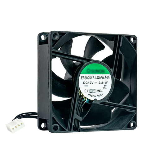QNAP 80x80x25mm fan, 12V, 4PIN QNAP — view 2